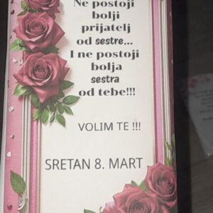 Personalizovana Čokolada "Poruka Ljubavi"